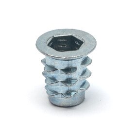 .492in W | Zinc Plated Hardened Steel | Insert Nut
