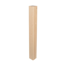 35-1/4in H | Solid North American Hardwood | Wood Island Leg