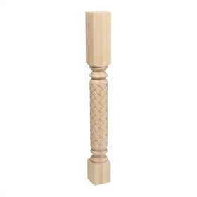 35-1/4in H | Open Weave Island Legs
