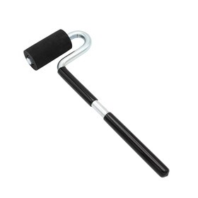 3in x 1-1/2in | Rubber J Roller | 2 Vinyl Rib | Heavy Duty Grips