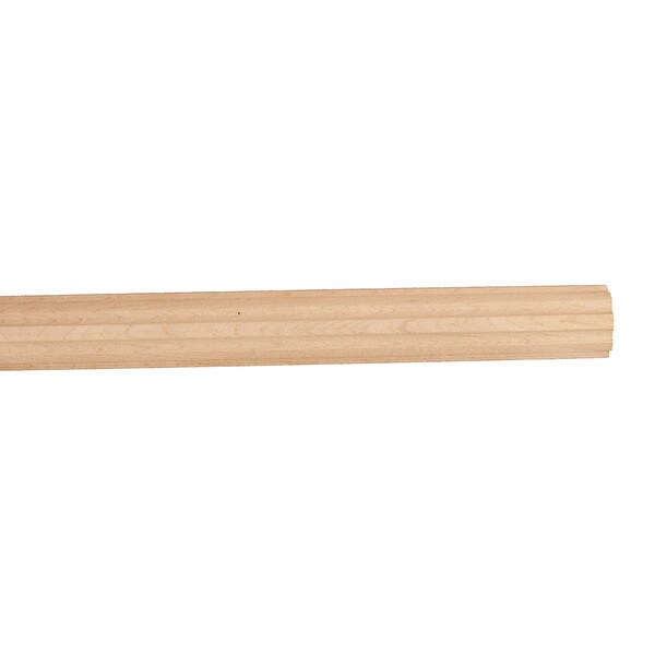 1-1/8in Thick x 2-1/2in W x 4ft Long | Half Round Column