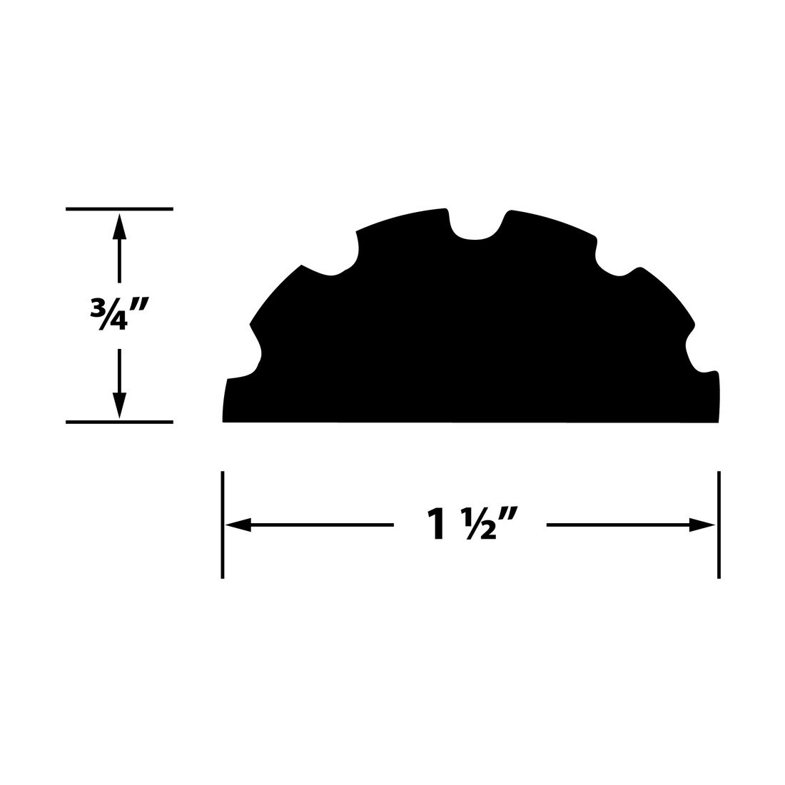 Half Round Column