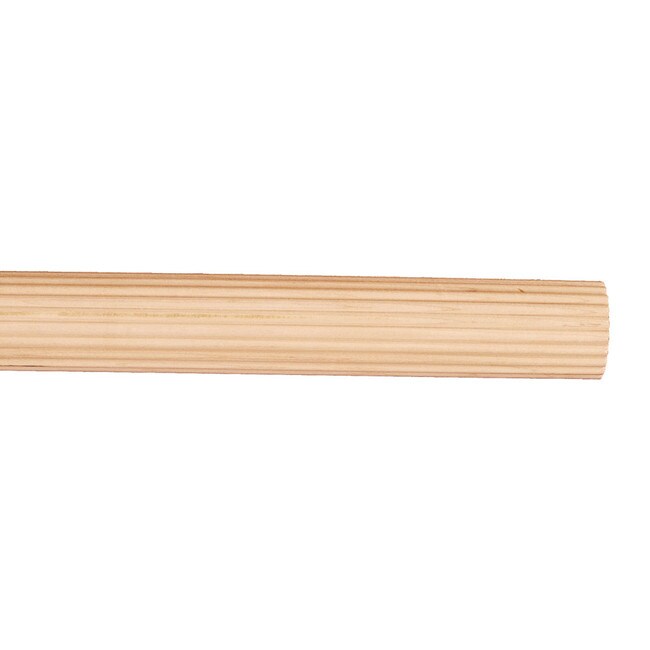 1-1/8in Thick x 2-1/2in W x 4ft Long | Half Round Column
