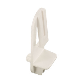 Rev-A-Shelf | 1/2in Wide x 2-1/4in Long | White | Locking Shelf Rest With 1/4in Pin | For 3/4in Shelf Thickness | JPE-301-34-010 Series