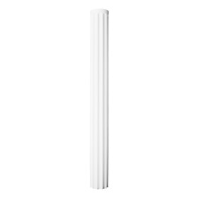 Orac Decor | Purotouch High Density Polyurethane Fluted Whole Column | Primed White | 8-5/8in Dia x 78-1/2in H