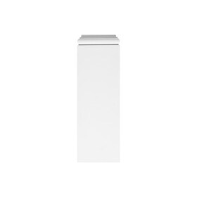Orac Decor | High Density Polyurethane Plinth Block for K200 | Primed White | 21-1/4in H x 7-1/4in W