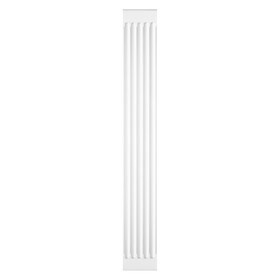 Orac Decor | High Density Polyurethane Pilaster | Primed White | 10-5/8in W x 78in Long