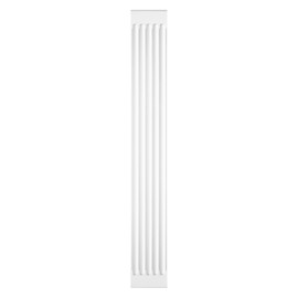 Orac Decor | High Density Polyurethane Pilaster | Primed White | 10-5/8in W x 78in Long