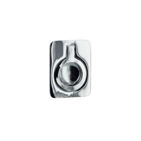 Polished Chrome Flush Pull 2"L X 1-9/16"W