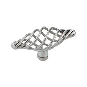 2-7/8" Diameter Steel Knob Satin Nickel Finish