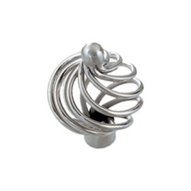 1-7/8" Diameter Steel Knob Satin Nickel Finish