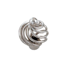 1-3/8" Diameter Steel Knob Satin Nickel Finish