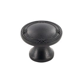 Black Knob 1 5/16" Dia