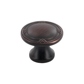 Oil Rubbed Bronze Knob 1 5/16" Dia