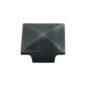 Antique Iron Knob 1 1/4" X 1 1/4"