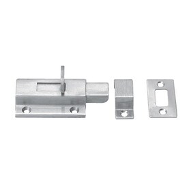 1-29/64" High x 1-31/32" Long Stainless Steel Slide Bolt