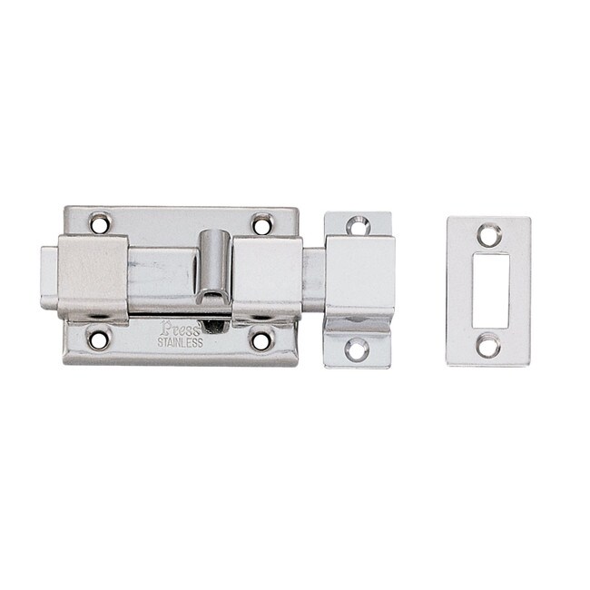 1-3/4" High x 2-9/16" Long Stainless Steel Slide Bolt