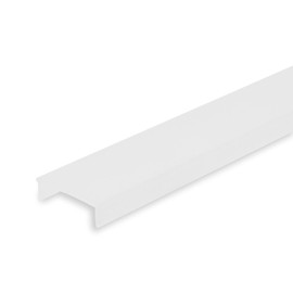 Frosted White Acrylic Channel Lens for LED Ribbon Mounting Channel | 8' Length | L-TASK-10LENS Series