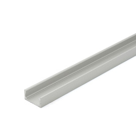 Clear Anodized Aluminum LED Light Channel | 8' Length Fits Up to 3/8" (10MM) | L-TASK-12 Series
