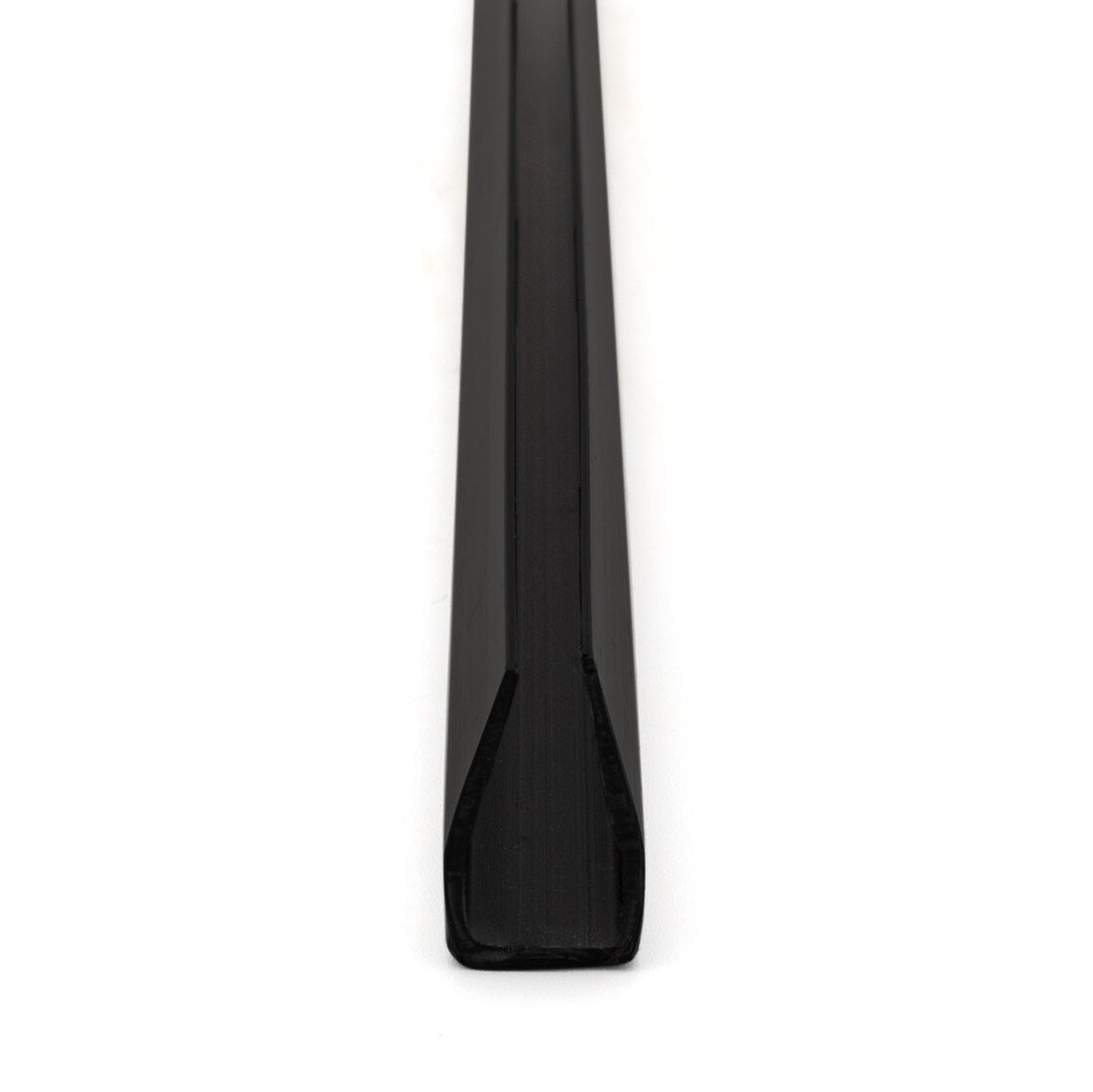 Black Plastic LED Light Channel | 8' Length Fits Up to 3/8" (10MM)