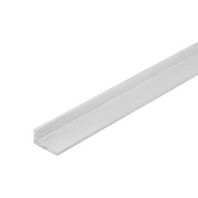 Clear Anodized Aluminum LED Light Channel 4' Length Fits Up to 5/32" (4MM)