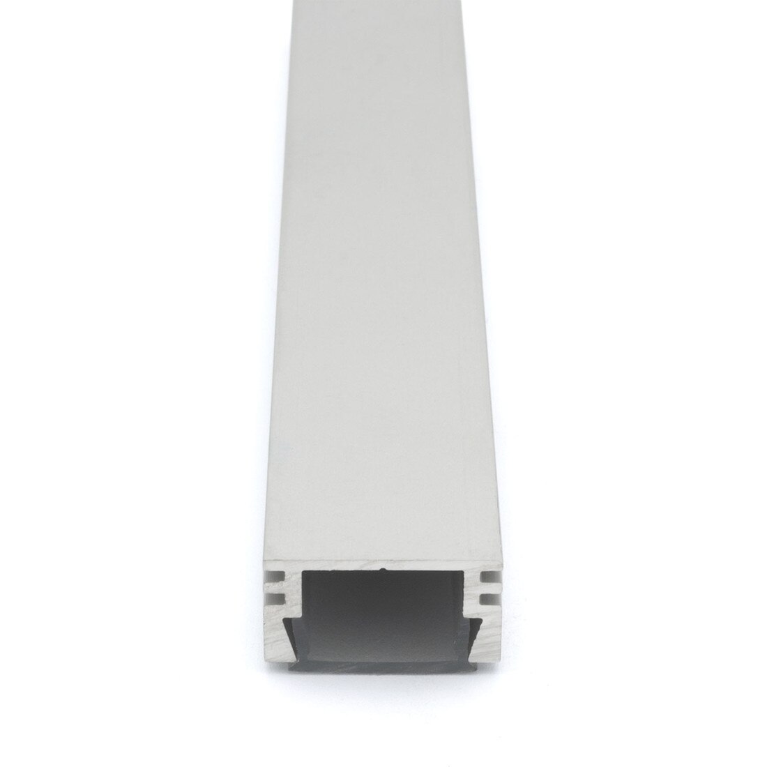 Clear Anodized Aluminum LED Light Channel with Lens | 4' Length Fits Up to 9/16" (20MM) | L-TASK-14F Series