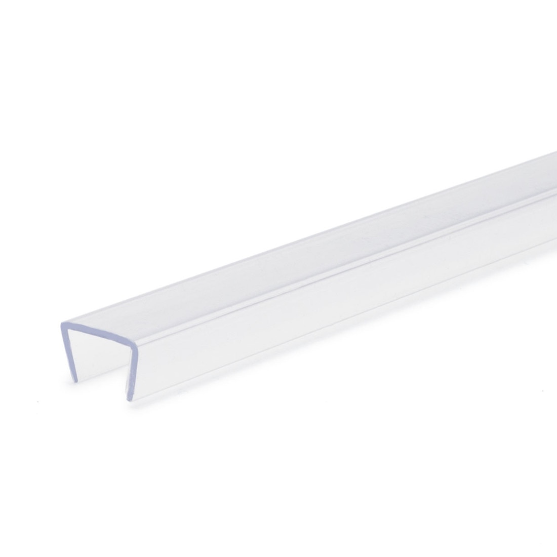 Clear Plastic Plastic LED Light Channel | 4' Length Fits Up to 3/8" (10MM)