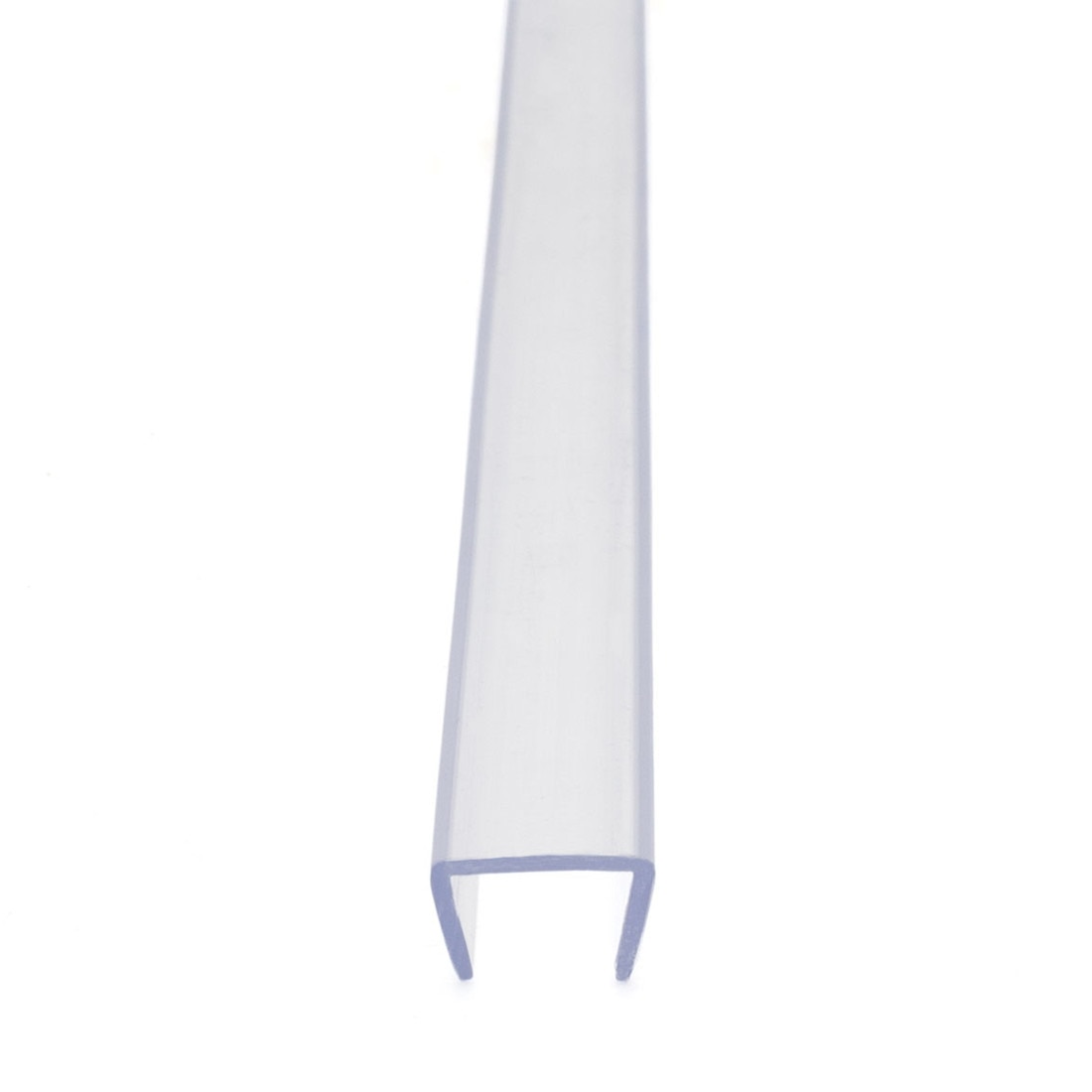 Clear Plastic Plastic LED Light Channel | 4' Length Fits Up to 3/8" (10MM)