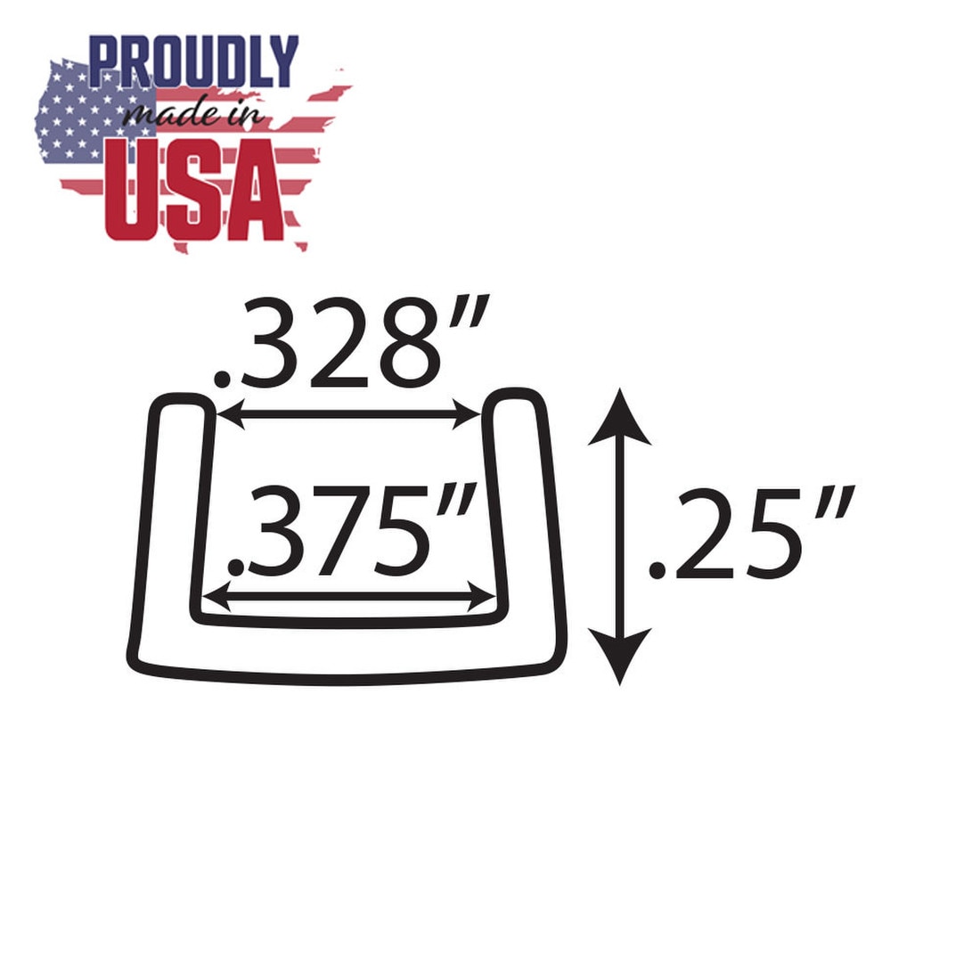 Clear Plastic Plastic LED Light Channel | 4' Length Fits Up to 3/8" (10MM)