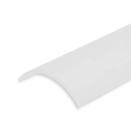 Frosted White Acrylic Channel Lens for LED Ribbon Mounting Channel | 8' Length | L-TASK-7DLENS Series