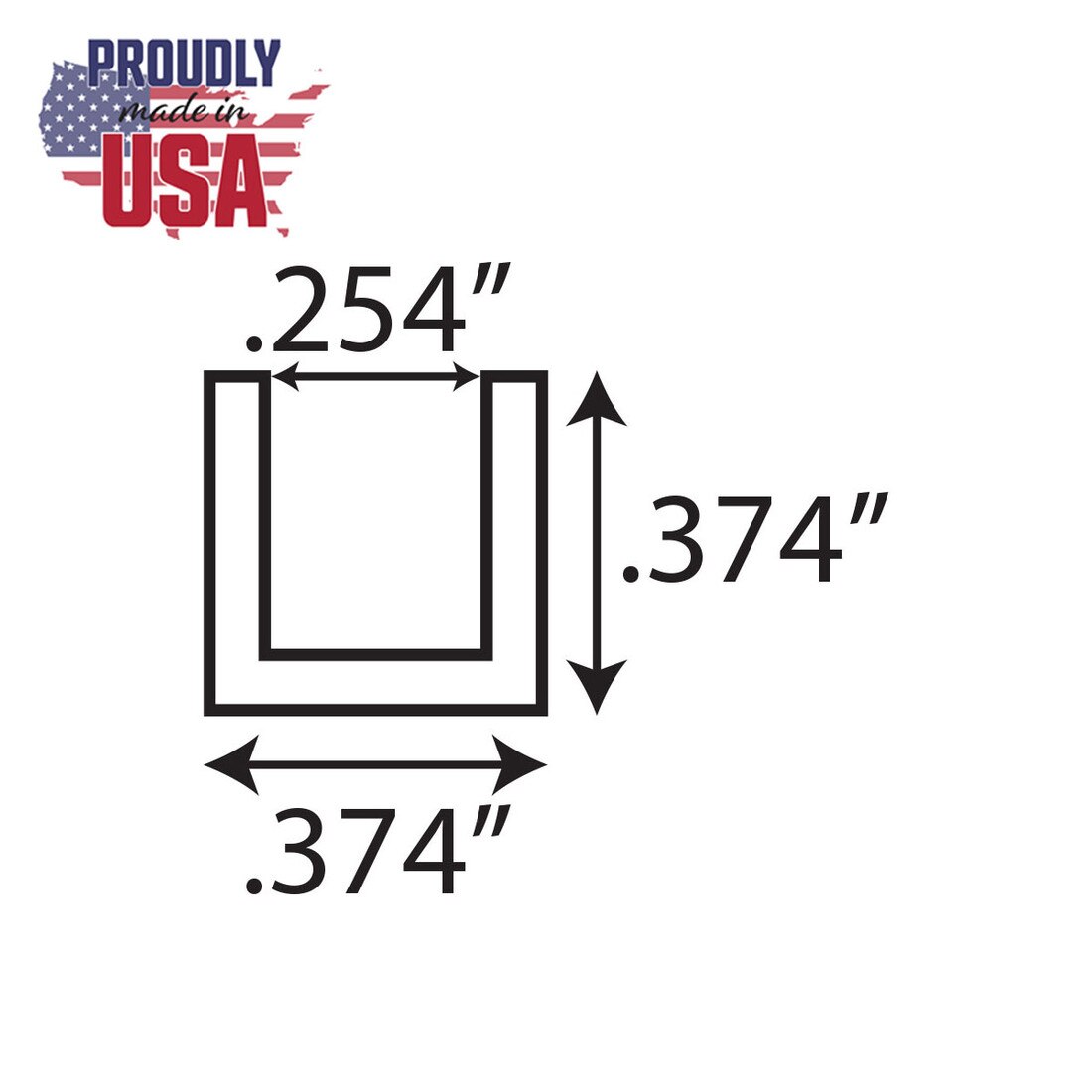 Clear Anodized Aluminum LED Light Channel | 12' Length Fits Up to 5/32" (4MM) | L-TASK-82 Series