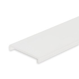 Frosted White Acrylic Channel Lens for LED Ribbon Mounting Channel | 8' Length | L-TASK-8LENS Series