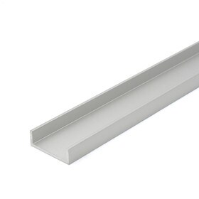 Clear Anodized Aluminum LED Light Channel | 12' Length Fits Up to 9/16" (20MM)