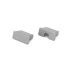 LED Channel Cap for LED Ribbon Mounting Channel | L-VISION-12BF-END Series