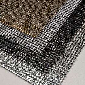 5/8" Square x 3/8" Thick Black Egg Crate Louver