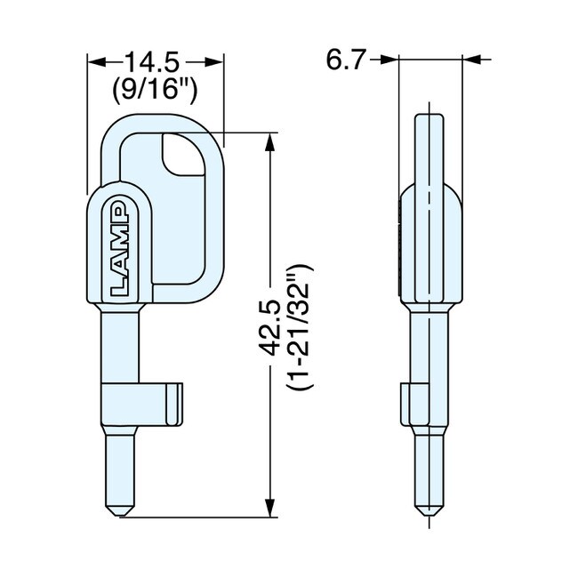 Quick Release Panel Latch LCPK32K