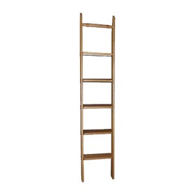 9' High x 20" Wide Unfinished Walnut Staingrade Wood Unassembled Library Ladder