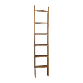 9' High x 20" Wide Unfinished Walnut Staingrade Wood Unassembled Library Ladder