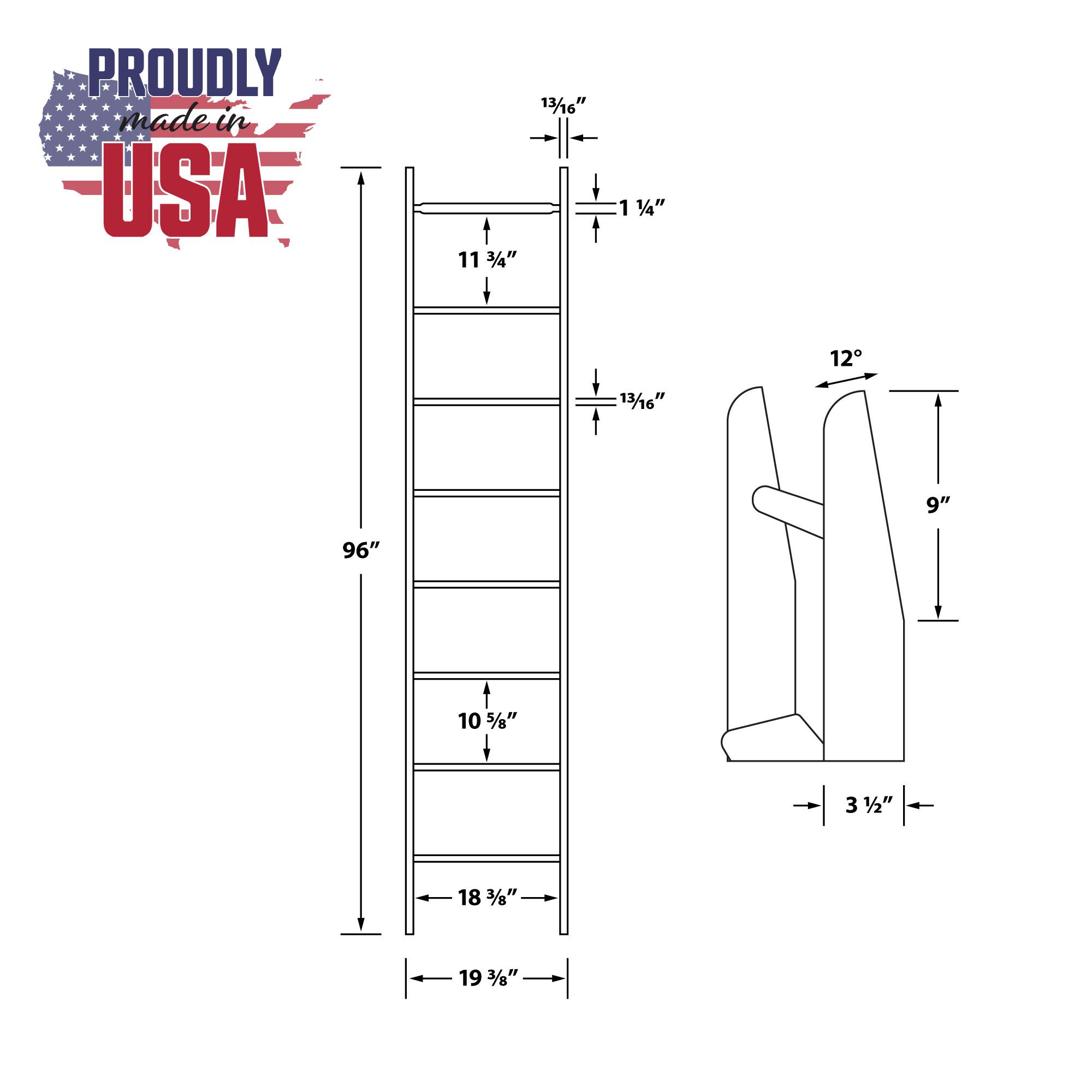 8' High x 20