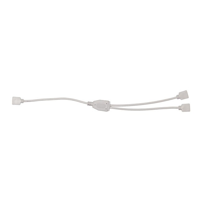 White 2 Way Sweep Connector with 4 Pin Connection