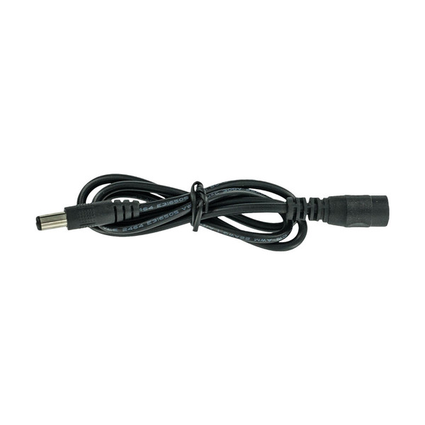 12" Extension Cable Dc5.5 Black