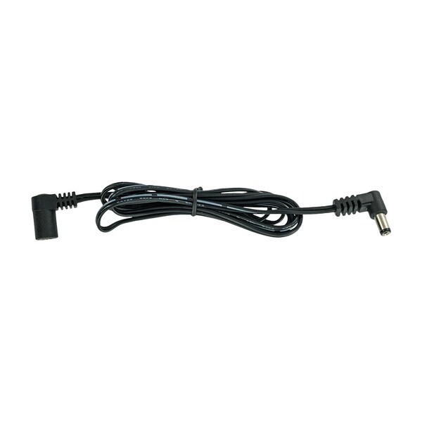 12" Right Angle Dc5.5 Male to Right Angle Dc5.5 Female White