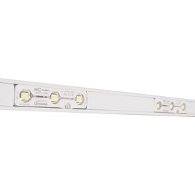 White Plastic LED Light Channel with Lens | 3.25' Length Fits Up to 9/16" (20MM)
