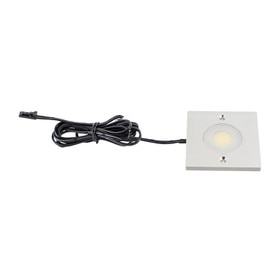 2-5/16" Square Diameter Puck Light 3.5 Watts | 12V UL | Satin Aluminum