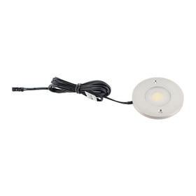 2-1/2" Diameter Puck Light 3.5 Watts | 12V | Works with UL Power Supply | Satin Aluminum