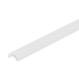 Frosted White Acrylic Channel Lens for LED Ribbon Mounting Channel | 4' Length | LED-OS-216-4 Series