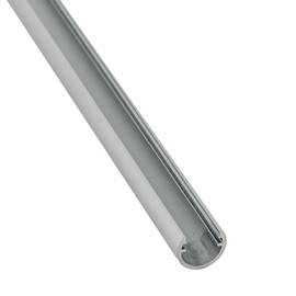 Clear Anodized Aluminum LED Light Channel | 4' Length Fits Up to 3/8" (10MM)