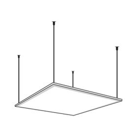 Nickle Plated Iron Mounting Hardware for LED Ceiling Panels