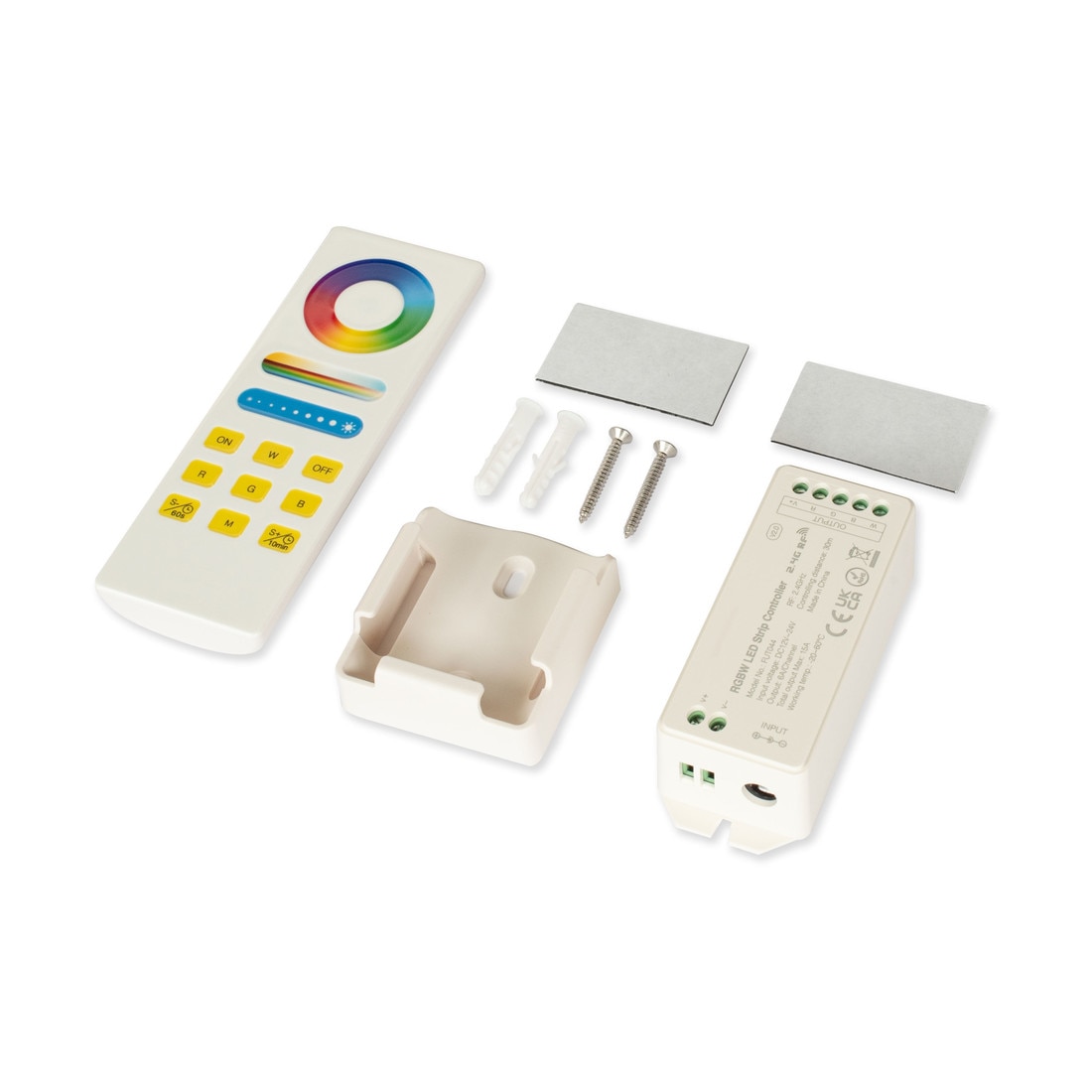 12V/24V LED Controller And Remote Set for RGBW 4-IN-1 Ribbon