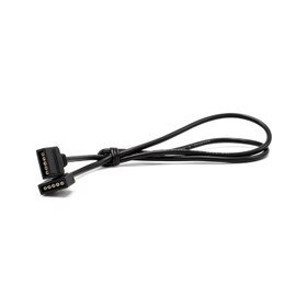 24" Black RGBW Ribbon Connector 5Pin To 5Pin 12MM